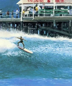 KEN AUSTER – Litografía – ‘Pier Pressure’