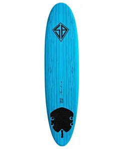 CBC – Tabla de surf de espuma – Softboard 7’6 Scott Burke – Azul claro