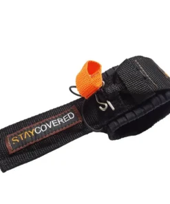 MANTÉNGASE CUBIERTO – Correa XXL Big Wave con cierre rápido (10 mm) – Negro