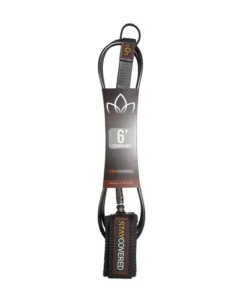 MANTENTE CUBIERTO – Knee Leash (Knee) Longboard / SUP Standard (7mm) – Negro