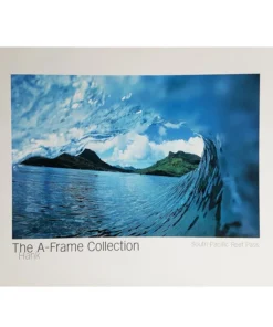 Póster de fotografías de surf COLECCIÓN A-FRAME Hank «South Pacific Reef Pass»