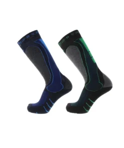 Sinner – Calcetines de esquí / nieve – Geo (paquete de dos pares) – 42/44