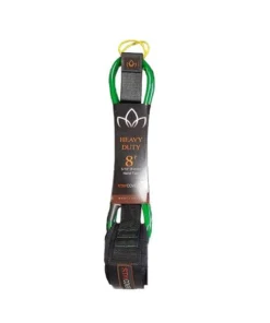 MANTÉNGASE CUBIERTO – Longboard resistente atado a mano / Correa SUP (8 mm) – Verde