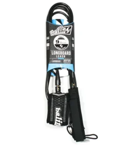 BALIN – Correa para longboard / SUP – Tobillo (7,4 mm) – Negro