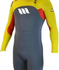 WEST – Traje de surf – Edge Spring Suit manga larga cremallera frontal de 2/2 mm – Citrus