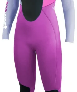 WEST – Traje de surf mujer – Nitro Lady 3/2mm cremallera trasera – Fucsia