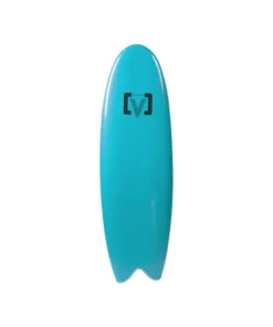 VICTORY – EPS Softboard – Tabla de surf de espuma – Fish 5’6 – Azul claro