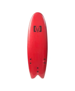 VICTORY – EPS Softboard – Tabla de surf de espuma – Fish 5’6 – Rojo
