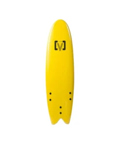 VICTORY – EPS Softboard – Tabla de surf de espuma – Fish 6’6 – Amarillo