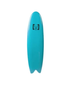 VICTORY – EPS Softboard – Tabla de surf de espuma – Fish 6’6 – Azul claro