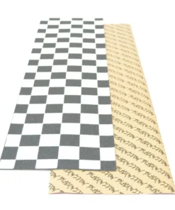 YOCAHER Widow Checker – Agarre para monopatín, color negro y blanco