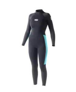 WEST – Traje de surf para mujer – Enforcer Lady 3/2mm back zip – Negro / Azul