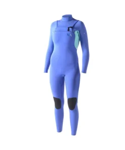WEST – Traje de surf para mujer – Nitro Lady 3/2mm con cremallera frontal – Aqua