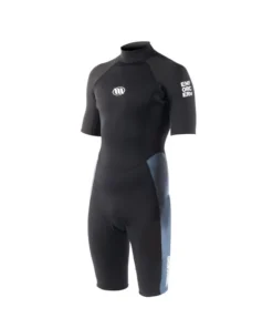 WEST – Traje de neopreno para surf – Enforcer-S Shorty 2/2 mm con cremallera trasera – Grafito