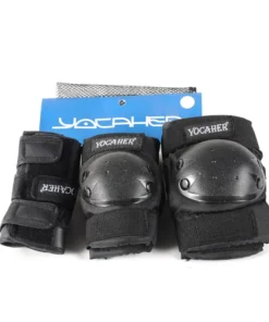 Protecciones Skateboard YOCAHER (pack completo 6 piezas)
