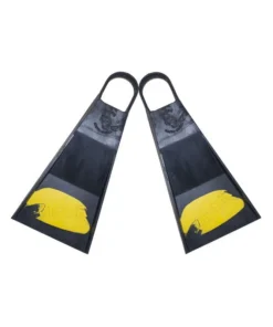 VIPER FINS V5 – Aletas de bodyboard y bodysurf – Negro / Amarillo