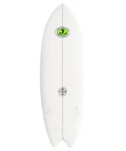 CBC – Tabla de surf de espuma – Softboard Slasher 5’8 Fish – Blanco