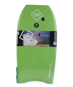 Bodyboard RIP – Ripper Stringer con leash (EPS) – Verde / Blanco