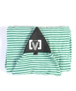 VICTORY – Funda para calcetines de surf – Shortboard – 6’0 – Verde / Blanco