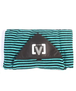 VICTORY – Funda para calcetín de surf – Retro / Fish / Hybrid – 6’10 – Negro / Verde