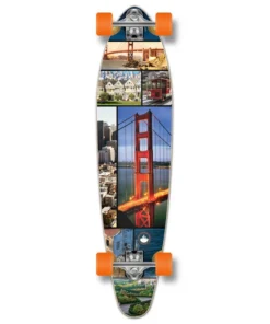 YOCAHER – Longboard San Francisco Kicktail – Tabla completa