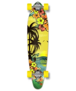 YOCAHER – Longboard Kicktail Tropical Day – Tabla completa