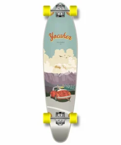 YOCAHER – Longboard VW Red Beatle Kicktail – Tabla completa