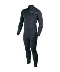 7TILL8 – Traje de neopreno 3/2 mm – Cremallera frontal – Traje completo – Negro