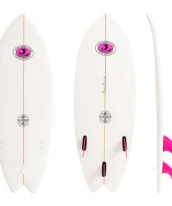 CBC – Tabla de surf de espuma -Softboard Slasher 5’2 Fish – Blanco