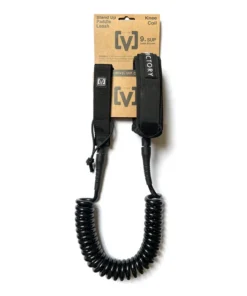 VICTORY – Leash SUP Coil 9′ Rodilla – Negro