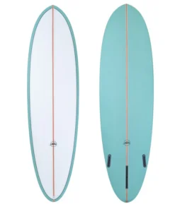 Tablas de surf ALOHA – Fun Division Mid 6’8 (PU) PVCP Aqua – Futuros