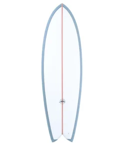 Tablas de surf Aloha – Keel Twin PU PVCP Azul – 5’10 – Futures