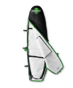 BALIN – Funda de viaje 1-3 tablas – Coffin Triple Wheeler 10mm – Negro / Verde