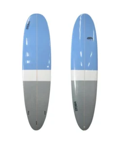 Tabla de surf STORM – Longboard – 7’4 – Beluga – Cola redonda – Azul / Gris