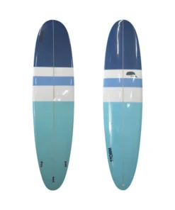 STORM Surfboard – Mini Malibu – 7’2 – Beluga – Navy / Azul