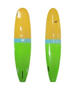 STORM Surfboard – Longboard PU – 9’0 – Blue Whale – Naranja / Verde