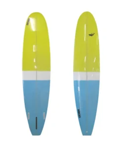 STORM Surfboard – Longboard PU – 9’0 – Blue Whale – Amarillo / Azul