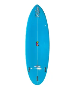 Tablas de surf McCOY – All Round Nugget (PU) – Azul / Amarillo – 5’8