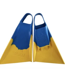 MS VIPER Delta Icons – Aletas de bodyboard – Azul / Amarillo