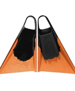 MS VIPER Delta Icons – Aletas de bodyboard – Negro / Naranja