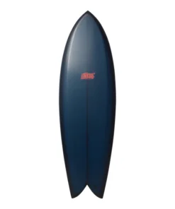 Tablas de surf ELMORE – Fish 5’8 (PU) Vidrio con aletas – Azul marino