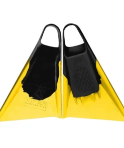 MS VIPER Delta Icons – Aletas de bodyboard – Negro / Amarillo