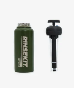 RINSEKIT – Botella de agua y spray – Verde