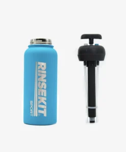 RINSEKIT – Botella de agua y spray – Azul