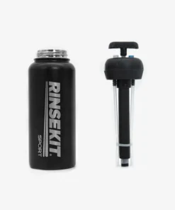 RINSEKIT – Botella de agua y spray – Negro