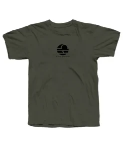 Camiseta con logo MITSVEN – Verde caqui