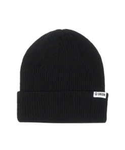 Unión vinculante CO. – Gorro con puño bajo – Negro