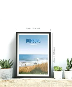 MAPAS IMPRESIONANTES – Póster – Domburg
