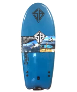 CBC – Tabla de surf de espuma – Softboard Black Ball – 5′ inch Fish – Azul