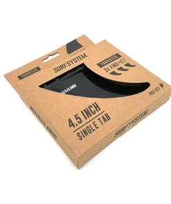 SURF SYSTEM – Juego de 3 quillas con llave – Thruster – Compatible Futures – Negro